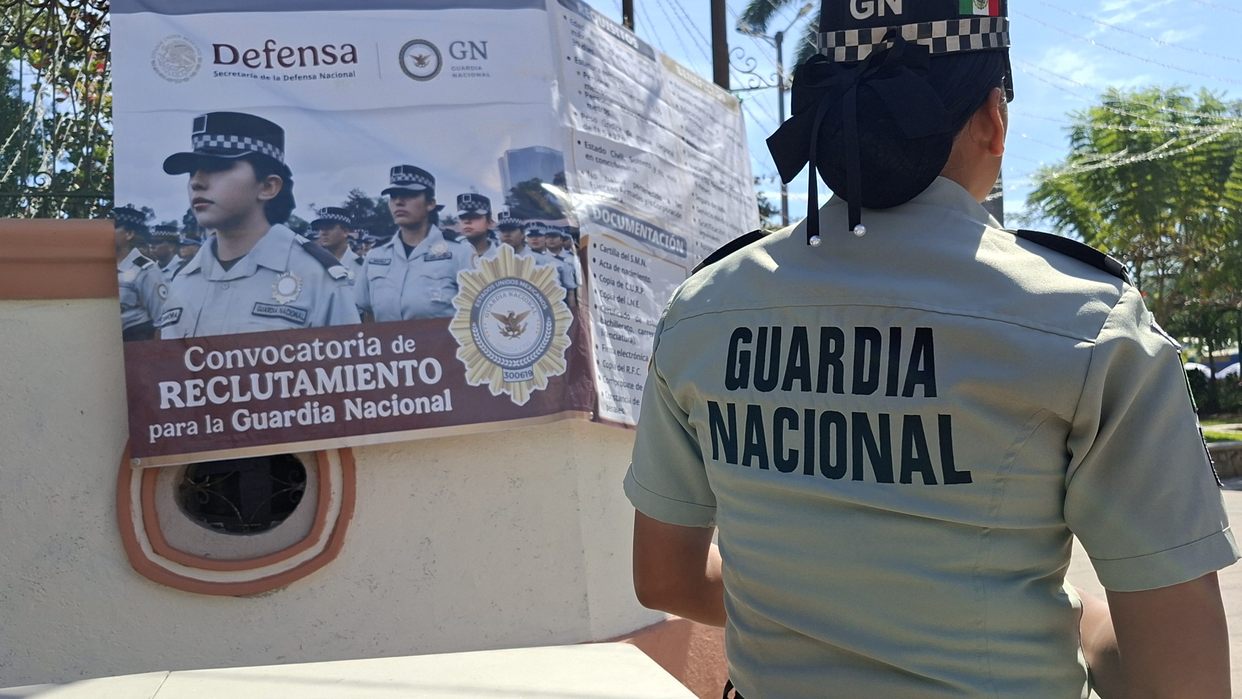 Instalan módulo de reclutamiento de la Guardia Nacional en Pánuco
