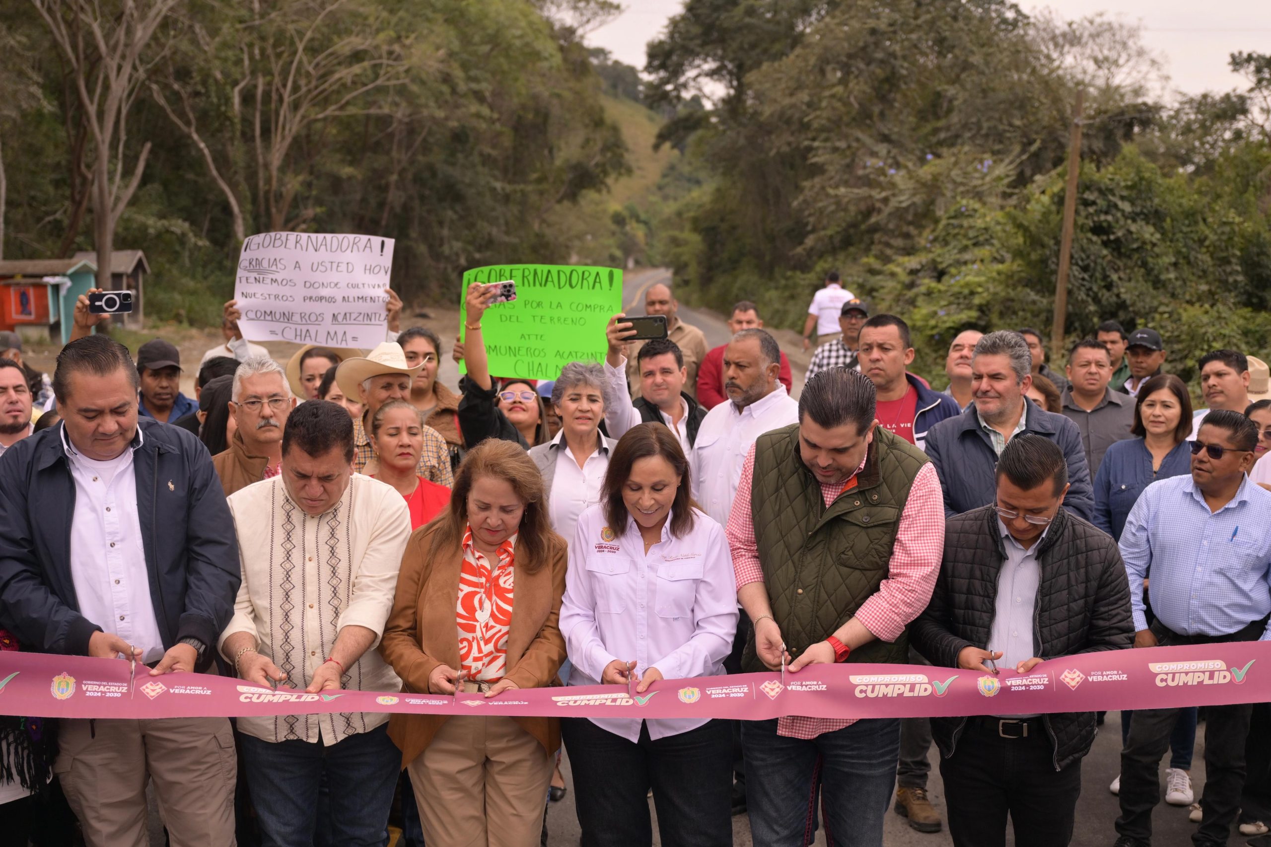 Justicia social a la Huasteca, Rocío Nahle inaugura tramo Chalma–Platón Sánchez